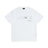 B Home High Version Graffiti Blurred Letter Paris Unisex T-shirt Loose and Versatile Round Neck Couple Short Sleeve Trendy Brand