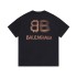 B Home High Version Paris Trendy Brand Summer New Collection Letter Printed Short Sleeve Men's and Women's Cotton Loose Round Neck Couple T-shirt