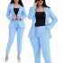 2024 Amazon Wish casual fashion professional dress women's suit set