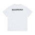 B Home High Version Graffiti Blurred Letter Paris Unisex T-shirt Loose and Versatile Round Neck Couple Short Sleeve Trendy Brand