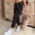 2024 European and American Cross border Women's Wear American High Street Ins Hip Hop Multi Pocket Slimming Casual Small Foot Work Pants