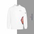 High version original Mongolian classic basic model logo embroidered LOGO men's and women's loose fitting pullover round neck looped sweater