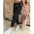 2024 European and American Cross border Women's Wear American High Street Ins Hip Hop Multi Pocket Slimming Casual Small Foot Work Pants