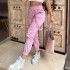 2024 European and American Cross border Women's Wear American High Street Ins Hip Hop Multi Pocket Slimming Casual Small Foot Work Pants