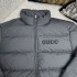 High version G Home 2024 autumn and winter new letter embroidery stand up collar down jacket for both men and women