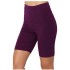 Amazon women's outdoor shorts, European and American multi-color solid color flat five quarter women's yoga five quarter pants, sports leggings