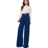 Cross border women's clothing from Europe and America, new and popular foreign trade items, solid color, hanging fashion, wide leg pants, long pants, formal pants, suit pants, women's pants