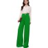 Cross border women's clothing from Europe and America, new and popular foreign trade items, solid color, hanging fashion, wide leg pants, long pants, formal pants, suit pants, women's pants