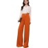 Cross border women's clothing from Europe and America, new and popular foreign trade items, solid color, hanging fashion, wide leg pants, long pants, formal pants, suit pants, women's pants