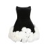 Yue Nan Feng Sexy Dress 2025 Spring New Velvet Wrapped Chest Three Dimensional White Rose Short Pony Dress