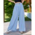 2022 Autumn/Winter New Amazon Wide Leg Pants, Cowboy Pants, Large Bellbottom Pants, European and American Women's Pants