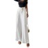 Women's suit pants, European and American Amazon cross-border foreign trade new popular item, solid color hanging high waist casual wide leg pants