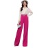 Cross border women's clothing from Europe and America, new and popular foreign trade items, solid color, hanging fashion, wide leg pants, long pants, formal pants, suit pants, women's pants