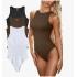 Cross border European and American hot item 2023 summer Amazon AliExpress tight fitting jumpsuit sleeveless groove strip jumpsuit triangle