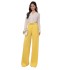 Cross border women's clothing from Europe and America, new and popular foreign trade items, solid color, hanging fashion, wide leg pants, long pants, formal pants, suit pants, women's pants