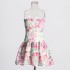 European and American Heavy Industries' high-end dress for women in early spring 2025, new hollowed out hook flower slim fit and slim short skirt