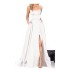 2024 Amazon Europe and America Cross border New Bridesmaid Dress Long Long Skirt Small Tail Strap Solid Color Banquet Evening Dress