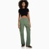 New casual and versatile military green work pants for spring and summer 2023, spicy high waisted slimming pants for girls, children's fashion trend