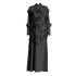 French elegant style high-end dress 2025 early spring new style lace up splicing three-dimensional flower decoration dress