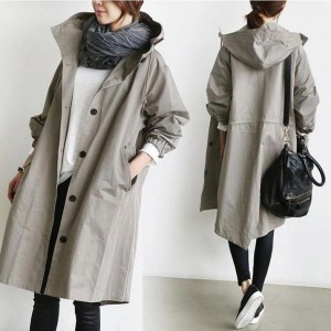 Autumn casual style trench coat for women, medium to long, short, 2020 new style, temperament, waist cinching, 8 colors, size 8, long sleeved outer