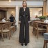 Fashionable and sophisticated set 2025 new style with a small fragrant style jacket and a waist cinching lace up design, women's jumpsuit