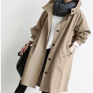 Autumn casual style trench coat for women, medium to long, small and short, 2019 new style temperament, waist cinching, 8 colors, size 8 long sleeved jacket