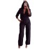 European and American Cross border Women's Clothing 2024 Summer New Fashion Solid Color Collar Suit Top Wide Leg Pants Casual Set