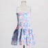 European and American Heavy Industries' high-end dress for women in early spring 2025, new hollowed out hook flower slim fit and slim short skirt