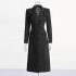 Temperament: Southern Wind Slimming and Slimming Long Wind Jacket 2025 Spring New Style Fashion Design Sense Buckle Suit Coat for Women