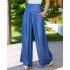 2022 Autumn/Winter New Amazon Wide Leg Pants, Cowboy Pants, Large Bellbottom Pants, European and American Women's Pants