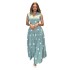 European and American women's clothing 2024 autumn new style elegant temperament polka dot print V-neck high waisted dress long skirt