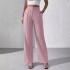 2024 European and American Cross border Foreign Trade New Elegant Solid Color Premium Hanging Wide Leg Formal Pants Long Pants Women's Suit Pants