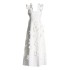 French style small fragrant lotus leaf edge suspender long dress 2025 new style spliced three-dimensional flower design long dress for women