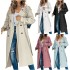 goods in stock! Amazon independent website cross-border European and American women's winter and autumn coat, foreign trade 2023 coat