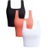 2023 Amazon Cross border Foreign Trade Women's Solid Color Sexy Sports Running Fitness Yoga Comfortable Tank Top