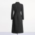 Temperament: Southern Wind Slimming and Slimming Long Wind Jacket 2025 Spring New Style Fashion Design Sense Buckle Suit Coat for Women