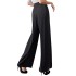 Women's suit pants, European and American Amazon cross-border foreign trade new popular item, solid color hanging high waist casual wide leg pants