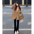 Coffee colored suit jacket for women in the spring and autumn of 2024, short and high-end, explosive street style new Korean casual suit