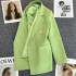 Suit jacket for women in Spring and Autumn 2022, new style suit, niche, no iron, small stature, early spring, small suit top, suit