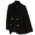 Advanced black suit jacket for women, 2024 Spring and Autumn new fashion casual design, slimming suit top