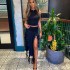 European and American style summer new cross-border explosive one shoulder jellyfish lace set skirt sexy spicy girl outfit ur women's skirt