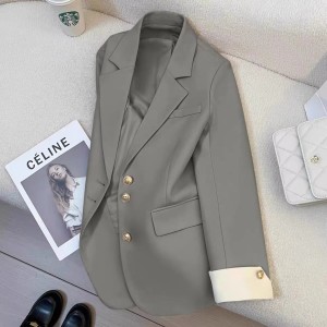 Spring and Autumn Suit Jacket for Women 2024 Spring New Korean Edition Design Sense, niche fashion temperament, Commuting Small Suit for Women