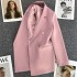 Colorful small suit jacket for women, 2023 Spring and Autumn new Korean version, internet celebrity temperament, small and casual, cross-border foreign trade