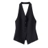 Spring and Autumn neck hanging suit vest women's style 2024 spring clothing new top design sense niche camisole