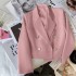 Short women's mini suit jacket for autumn 2024, new style for small stature, casual and versatile mini suit jacket