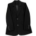 Black suit jacket for women, 2023 autumn new style, high-end, niche, explosive street style, back slit temperament, small suit