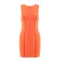 2023I European and American style summer new ins women's round neck sleeveless solid color fashionable slim fit hip hugging dress 025