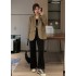 Spring and Autumn suit jacket for women, 2024 Spring and Autumn new Korean version, short and high-end, explosive street casual suit top