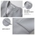 Suit vest, gray vest, women's jacket, 2023 new exterior top, short, short, sleeveless vest