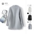 Green fruit collar women's suit jacket women's 2024 spring clothing new top Korean version loose casual temperament long sleeved suit outer